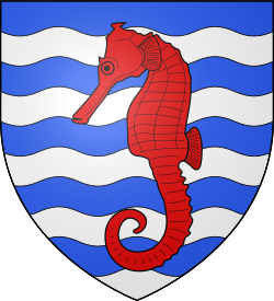 Blason ville fr Merville-Franceville-Plage (Calvados)